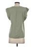 Express Outlet 100% Polyester Green Short Sleeve Top Size S - photo 2