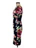 Shein Floral Black Cocktail Dress Size S - photo 5