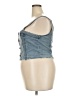 Shein Blue Sleeveless Blouse Size XXL - photo 5