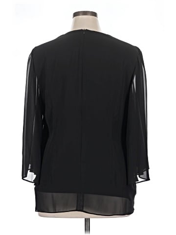 Connected Apparel 3/4 Sleeve Blouse (view 2)