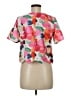 Unbranded Hearts Pink Short Sleeve Blouse Size S - photo 2