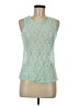 Charming Charlie Teal Sleeveless Blouse Size S - photo 1