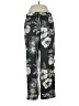 J.Crew 100% Silk Print Gray Silk Pants Size 4 - photo 2