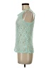 Charming Charlie Teal Sleeveless Blouse Size S - photo 5