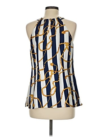 Skirtin Around Sleeveless Silk Top (view 2)