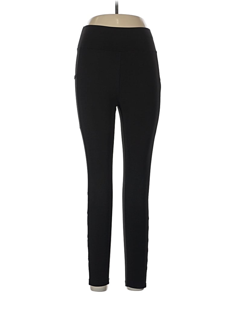 Pre-owned Pop Fit Active Pants In Black