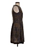 Hazel 100% Polyester Paisley Blue Cocktail Dress Size S - photo 4