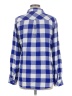Rails 100% Rayon Checkered-gingham Blue Long Sleeve Button-Down Shirt Size M - photo 2