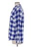 Rails 100% Rayon Checkered-gingham Blue Long Sleeve Button-Down Shirt Size M - photo 5