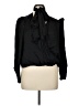 L'Agence Black Long Sleeve Blouse Size XL (4) - photo 1