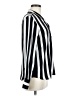 L'Agence Stripes Black Long Sleeve Blouse Size 6 - photo 4