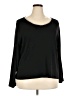 Lands' End 100% Cotton Black Tan Cardigan Size 3X - photo 1