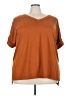 Zenana Orange Short Sleeve Top Size 3X - photo 1