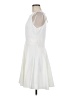 Francesca's Solid White Cocktail Dress Size M - photo 5