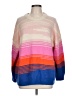 Boden Color Block Pink Pullover Sweater Size L - photo 1
