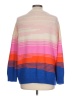 Boden Color Block Pink Pullover Sweater Size L - photo 2