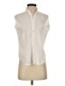 Assorted Brands 100% Cotton Ivory Sleeveless Button-Down Shirt Size S - photo 1