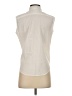 Assorted Brands 100% Cotton Ivory Sleeveless Button-Down Shirt Size S - photo 2