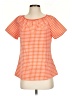 Worthington Orange Short Sleeve Blouse Size S - photo 1