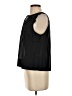 Point Sur 100% Cotton Black Sleeveless Blouse Size S - photo 5