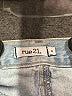 rue21 100% Cotton Color Block Blue Jeans Size 4 - photo 4