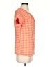 Worthington Orange Short Sleeve Blouse Size S - photo 4