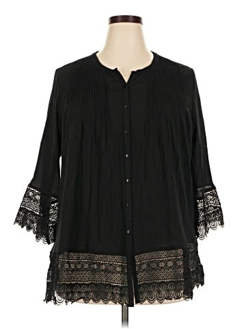 Ellos 3/4 Sleeve Blouse (view 1)
