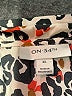 On 34th Animal Print Brown Short Sleeve Blouse Size XL - photo 7