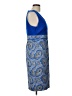 Anne Klein Paisley Blue Cocktail Dress Size 10 - photo 4