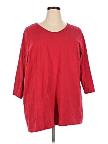Woman Within 3/4 Sleeve T-Shirt (view 1)
