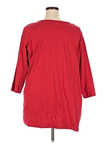 Woman Within 3/4 Sleeve T-Shirt (view 2)