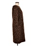 Talbots Animal Print Brown Casual Dress Size 12 - photo 4