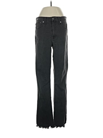 Madewell Tall Cali Demi-Boot Jeans in Berkeley Black: Chewed-Hem Edition (view 1)