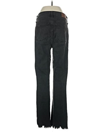 Madewell Tall Cali Demi-Boot Jeans in Berkeley Black: Chewed-Hem Edition (view 2)