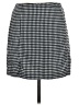 Eyeshadow Houndstooth Gray Casual Skirt Size 9 - photo 1
