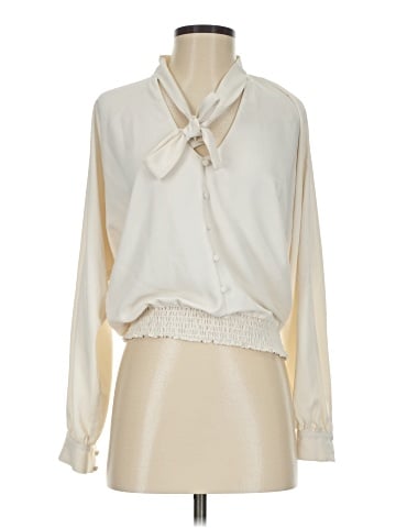 Amanda Uprichard Long Sleeve Blouse (view 1)
