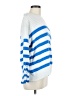 J.Crew 100% Cotton Stripes Blue Pullover Sweater Size M - photo 4