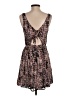 BCBGeneration 100% Rayon Tweed Brown Casual Dress Size S - photo 2