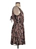 BCBGeneration 100% Rayon Tweed Brown Casual Dress Size S - photo 4