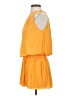 Ramy Brook 100% Polyester Solid Orange Casual Dress Size XS - photo 5