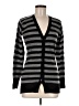 Chesley 100% Acrylic Gray Black Cardigan Size M - photo 1