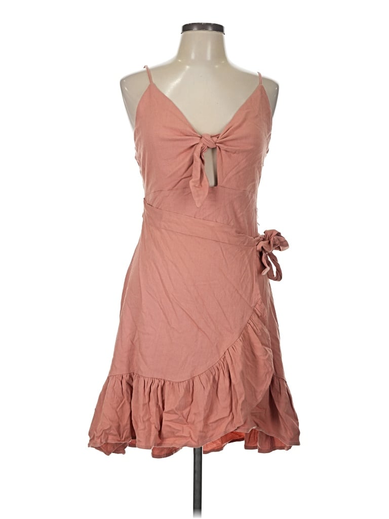 Pre-owned Astr Casual Dress In Pink