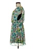 By & By 100% Polyester Tropical Teal Cocktail Dress Size S - photo 5