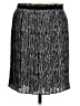 AK Anne Klein 100% Polyester Metallic Silver Casual Skirt Size 6 - photo 1