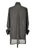 Pleione 100% Polyester Polka Dots Gray 3/4 Sleeve Blouse Size L - photo 2
