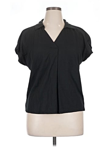 B Collection by Bobeau Short Sleeve Blouse (view 1)