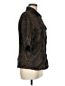 Unbranded Animal Print Brown 3/4 Sleeve Button-Down Shirt Size M (estimated) - photo 4
