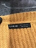 Shein Chevron-herringbone Tan Pullover Sweater Size S - photo 7