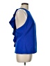 Alberto Makali Blue Sleeveless Blouse Size L - photo 4