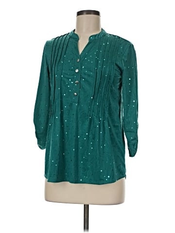 Notations 3/4 Sleeve Blouse (view 1)
